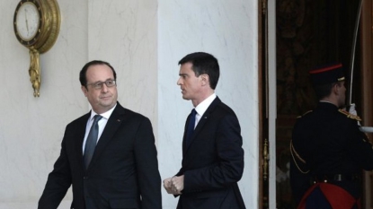 Hollande (-4) et Valls (-5) chutent à nouveau en mars