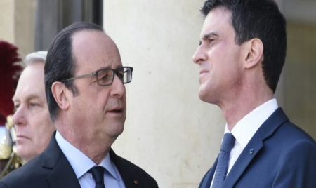 La popularité de Valls et Hollande dégringole