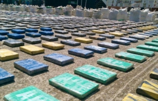 Saisie record de 8 tonnes de cocaïne en Colombie 