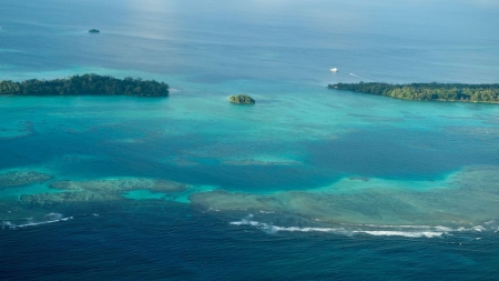 Réchauffement climatique: la montée des eaux inonde cinq îles du Pacifique