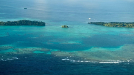 Réchauffement climatique: la montée des eaux inonde cinq îles du Pacifique