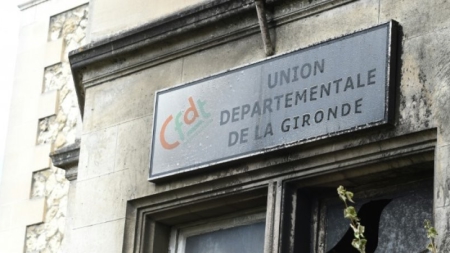 Le siège de la CFDT à Bordeaux incendié
