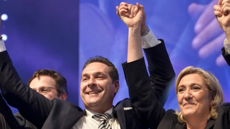 En Autriche, Marine Le Pen rêve d’un Frexit