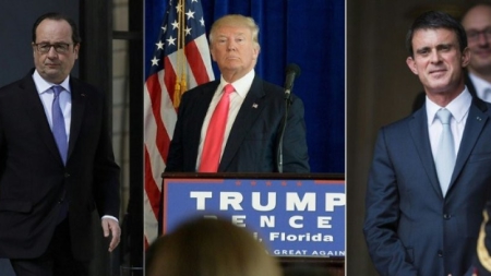 Donald Trump critique la France, François Hollande et Manuel Valls lui répondent