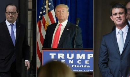 Donald Trump critique la France, François Hollande et Manuel Valls lui répondent