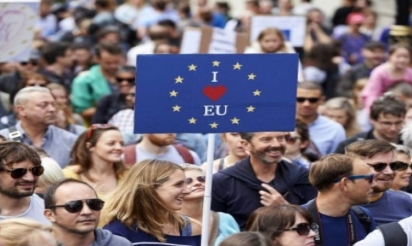 A Londres, des milliers de Britanniques disent je t’aime à l’UE