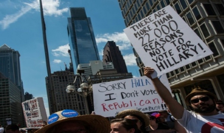 Ni Trump, ni Clinton, pour les irréductibles de Bernie