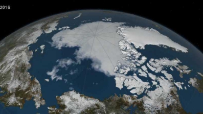 La fonte de l’Arctique vue depuis l’espace par la Nasa