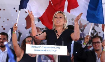 Marine Le Pen a fait sa rentrée politique