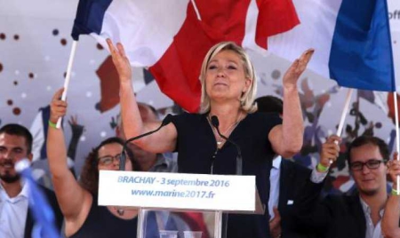 Marine Le Pen a fait sa rentrée politique