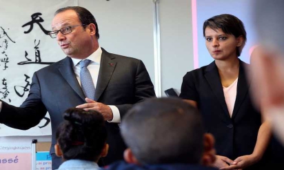 Hollande définit le lycée comme “prochaine étape” de réforme