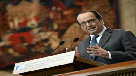 Hollande estime que la France est sur un sentier de croissance