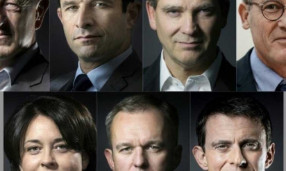 Primaire du PS: sept candidats définitivement retenus