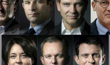 Primaire du PS: sept candidats définitivement retenus