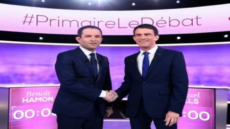 Débat TV: Hamon et Valls affichent leurs divergences sans virulence