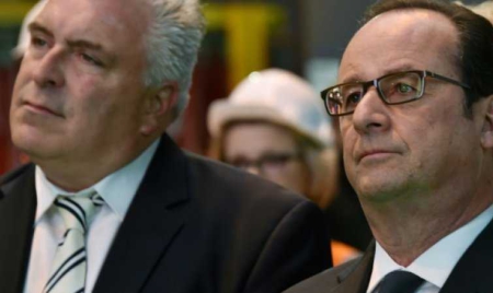 Hollande rend une visite hautement symbolique au maire PS de Boulogne-sur-Mer