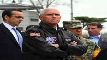 Pence recommande à Pyongyang de ne pas éprouver la détermination de Trump