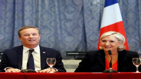 Si elle est élue, Le Pen nommera Dupont-Aignan Premier ministre