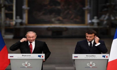 A Versailles, Macron a parlé cash à Poutine sur la Syrie, les Droits de l’Homme ou les médias russes