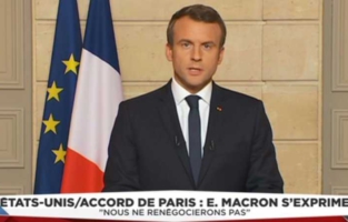Macron défie Trump, aux avant-postes de la lutte contre le réchauffement climatique