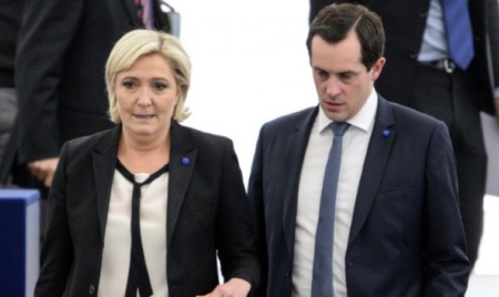 Le Pen ne conduira pas la liste du FN aux européennes annonce Bay