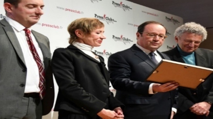 Humour politique Hollande lauréat du Grand prix 2017, Hulot et Brigitte Macron récompensés