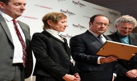 Humour politique Hollande lauréat du Grand prix 2017, Hulot et Brigitte Macron récompensés
